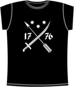 Прикольные футболки: Днепр 1776 Black